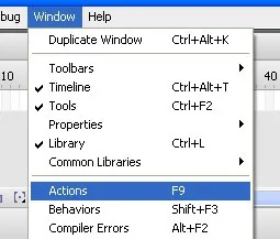 Як створити кнопку actionscript 1