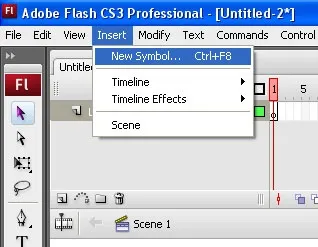 Як створити кнопку actionscript 1