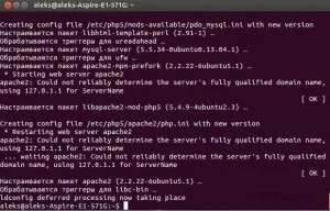 Як встановити apache, php, mysql в ubuntu