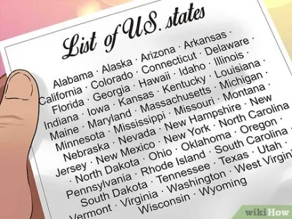 Як запам'ятати всі 50 штатів сша (штатів) Як запам'ятати всі 50 штатів сша