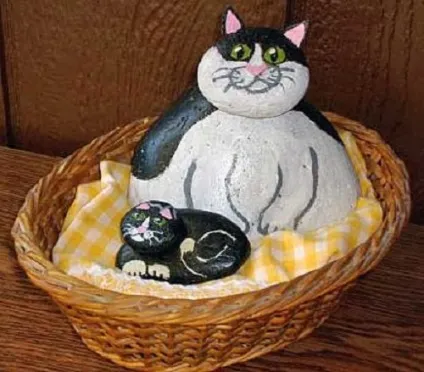 Кам'яні коти, кіт і кішка