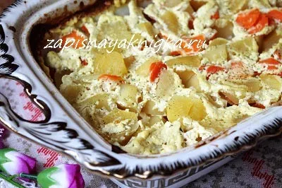 Картопля зі сметаною в духовці (сметаною) Картопля зі сметаною в духовці