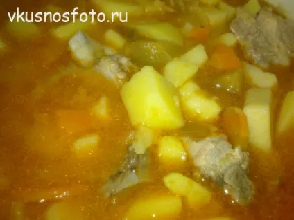 Картопля з огірками, смачно з фото (покроковий фоторецепт) Картопля з огірками, смачно з фото