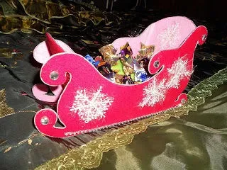 Цукерниця санки Діда Мороза - ярмарок майстрів - ручна робота, handmade