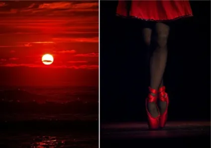 Червоний і чорний колір, lookcolor (червоного чорного розбавлене) Червоний і чорний колір, lookcolor