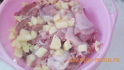 Курник з куркою і картоплею на пісочному тісті, покроковий рецепт з фото (рецепт) Курник з куркою і картоплею на пісочному тісті, покроковий рецепт з фото