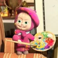 Маша і ведмідь (27 серія) - картина маслом - дивитися мультик онлайн (ведмідь) Маша і ведмідь (27 серія) - картина маслом - дивитися мультик онлайн