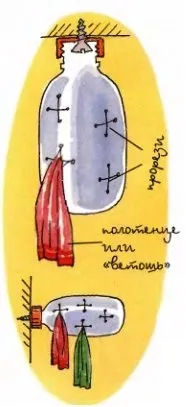 Рукомийник з пластикової пляшки (з пластикової пляшки) Рукомийник з пластикової пляшки
