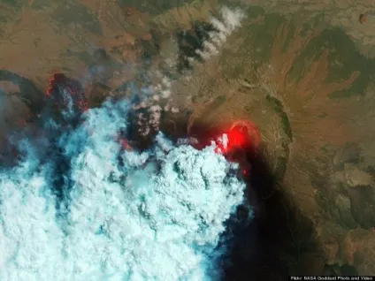 Ru 15 приголомшливих видів вулканів з космосу - terraoko - світ твоїми очима (Міжнародної космічної станції) Ru 15 приголомшливих видів вулканів з космосу - terraoko - світ твоїми очима