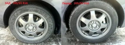 Чи можна ставити різну гуму (різну) Чи можна ставити різну гуму