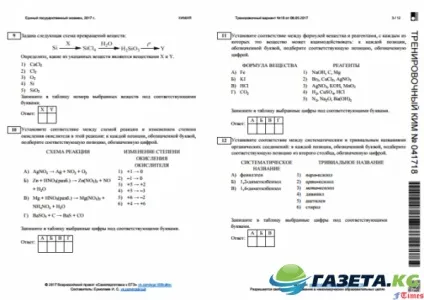 Відповіді на ЄДІ 2017 по хімії де шукати, можливі варіанти, коли результати (шукати) Відповіді на ЄДІ 2017 по хімії де шукати, можливі варіанти, коли результати