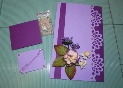 Листівки в стилі скрапбукінг своїми руками майстер-клас з фото для початківців (листівки) Листівки в стилі скрапбукінг своїми руками майстер-клас з фото для початківців