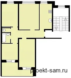 Планування і перепланування 1, 2, 3 кімнатних квартир в панельних будинках - плани і схеми (перепланування) Планування і перепланування 1, 2, 3 кімнатних квартир в панельних будинках - плани і схеми