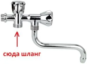 Підключення пральної машини до змішувача (пральної) Підключення пральної машини до змішувача
