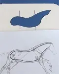Порожня модель коні - крок за кроком (коні) Порожня модель коні - крок за кроком