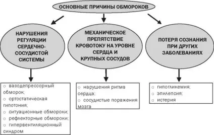 Втрата свідомості причини, діагностика захворювань, перша допомога при непритомності (свідомості) Втрата свідомості причини, діагностика захворювань, перша допомога при непритомності
