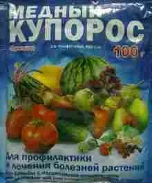 Застосування мідного купоросу в саду і городі, приватний будинок (городі) Застосування мідного купоросу в саду і городі, приватний будинок