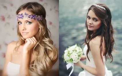Зачіски на весілля своїми руками