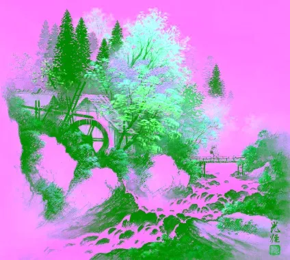 Природа в стилі сансуй