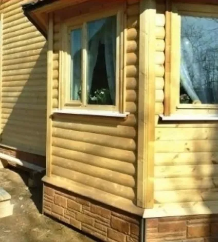 Застосовуючи блок хаус фото зовнішня обробка може стати якісніше (може) Застосовуючи блок хаус фото зовнішня обробка може стати якісніше