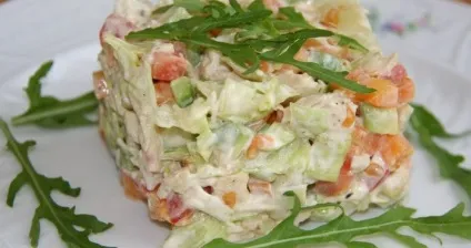 Рецепти салату з ананасами і курячими грудками, з фото крок за кроком (салату) Рецепти салату з ананасами і курячими грудками, з фото крок за кроком