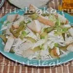 Салат з черрі, огірками і сухариками (черрі) Салат з черрі, огірками і сухариками