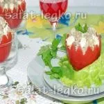 Салат з курячою грудкою, перцем і морквою (грудкою) Салат з курячою грудкою, перцем і морквою