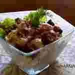 Салат з курячою грудкою і маринованими огірками (огірками) Салат з курячою грудкою і маринованими огірками