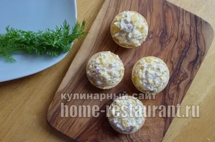 Салат в тарталетках з куркою і апельсином «насолода» - домашній ресторан (тарталетках) Салат в тарталетках з куркою і апельсином «насолода» - домашній ресторан