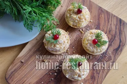 Салат в тарталетках з куркою і апельсином «насолода» - домашній ресторан (куркою) Салат в тарталетках з куркою і апельсином «насолода» - домашній ресторан