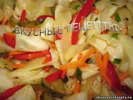 Салат з маринованої капусти - рецепт з фото, смачні рецепти (рецепт) Салат з маринованої капусти - рецепт з фото, смачні рецепти
