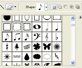 Малюємо фігури використовуючи інструмент custom shape - уроки photoshop для початківців
