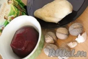 Салат з курки з квасолею і огірками - готуємо покроково з фото (квасолею) Салат з курки з квасолею і огірками - готуємо покроково з фото