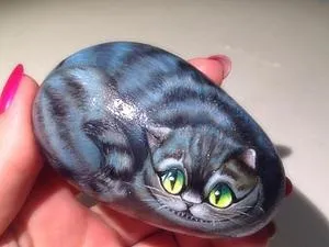 Малюємо кота на камені