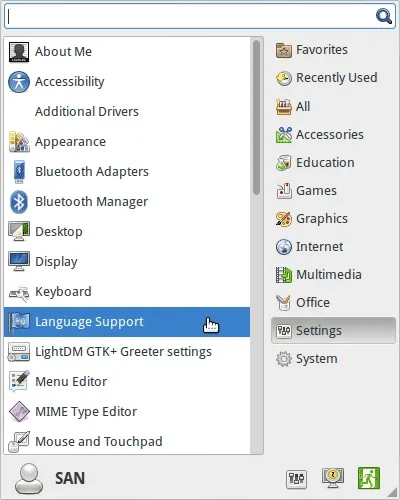 русифікація xubuntu