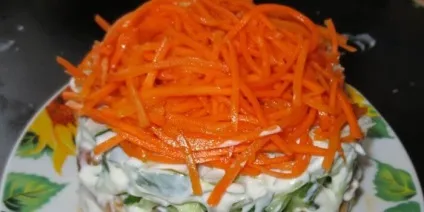 Салат з корейською морквою - як приготувати смачну страву за простими рецептами з фото