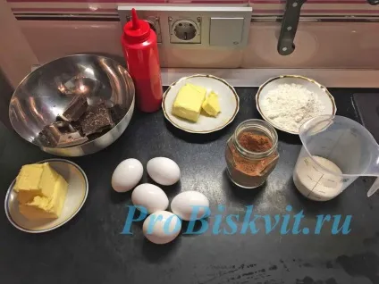 Шоколадний фондан з рідким центром - покроковий рецепт (фондан рецепт) Шоколадний фондан з рідким центром - покроковий рецепт