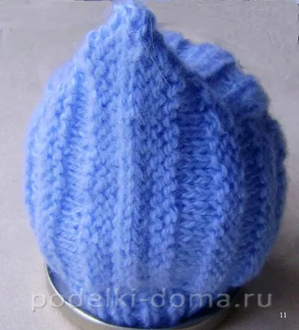 Шапочка для новонародженого ельф (в'язання спицями), коробочка ідей і майстер-класів (майстер-клас) Шапочка для новонародженого ельф (в'язання спицями), коробочка ідей і майстер-класів