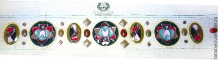 Створюємо пояс з бісерної вишивкою - ярмарок майстрів - ручна робота, handmade (емаль) Створюємо пояс з бісерної вишивкою - ярмарок майстрів - ручна робота, handmade