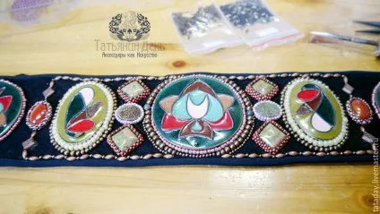 Створюємо пояс з бісерної вишивкою - ярмарок майстрів - ручна робота, handmade (вишивкою) Створюємо пояс з бісерної вишивкою - ярмарок майстрів - ручна робота, handmade