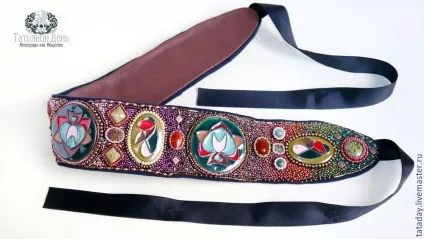 Створюємо пояс з бісерної вишивкою - ярмарок майстрів - ручна робота, handmade (бісерної) Створюємо пояс з бісерної вишивкою - ярмарок майстрів - ручна робота, handmade