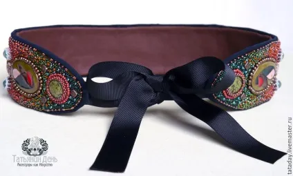 Створюємо пояс з бісерної вишивкою - ярмарок майстрів - ручна робота, handmade (бісер чеський) Створюємо пояс з бісерної вишивкою - ярмарок майстрів - ручна робота, handmade