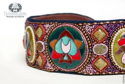 Створюємо пояс з бісерної вишивкою - ярмарок майстрів - ручна робота, handmade (вишивка бісером) Створюємо пояс з бісерної вишивкою - ярмарок майстрів - ручна робота, handmade