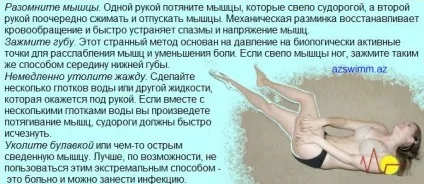 Судоми при плаванні - причини, профілактика, що робити (профілактика) Судоми при плаванні - причини, профілактика, що робити