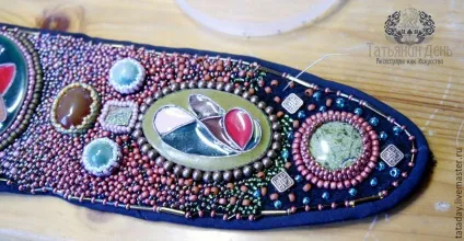 Створюємо пояс з бісерної вишивкою - ярмарок майстрів - ручна робота, handmade (нитка бавовняна) Створюємо пояс з бісерної вишивкою - ярмарок майстрів - ручна робота, handmade