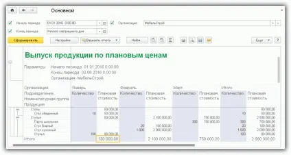 Створення звітів в 1с 8