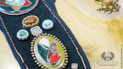 Створюємо пояс з бісерної вишивкою - ярмарок майстрів - ручна робота, handmade (пірит) Створюємо пояс з бісерної вишивкою - ярмарок майстрів - ручна робота, handmade
