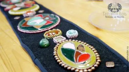 Створюємо пояс з бісерної вишивкою - ярмарок майстрів - ручна робота, handmade (сердолік) Створюємо пояс з бісерної вишивкою - ярмарок майстрів - ручна робота, handmade