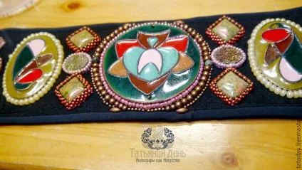 Створюємо пояс з бісерної вишивкою - ярмарок майстрів - ручна робота, handmade (фетр) Створюємо пояс з бісерної вишивкою - ярмарок майстрів - ручна робота, handmade