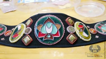 Створюємо пояс з бісерної вишивкою - ярмарок майстрів - ручна робота, handmade (пояс-пояс) Створюємо пояс з бісерної вишивкою - ярмарок майстрів - ручна робота, handmade